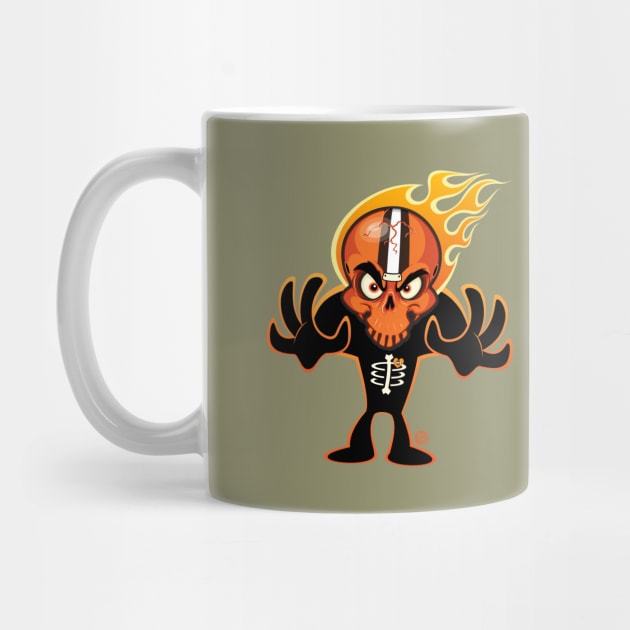 Go Browns SkullyDawg Bones by Goin Ape Studios